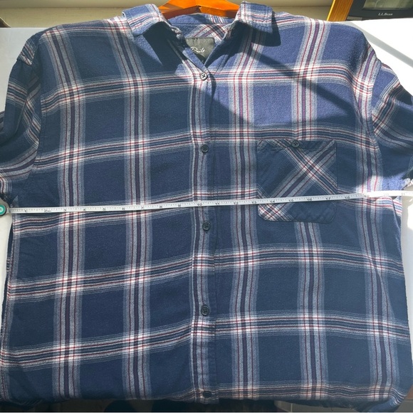 RAILS Plaid Flannel Button Down Blue Red Size Medium - Picture 5 of 8